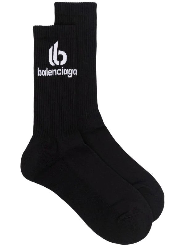 Balenciaga Rib Crew - Black