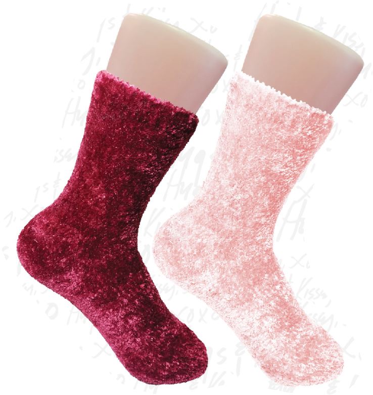 2pk. Velour Cozy Crew