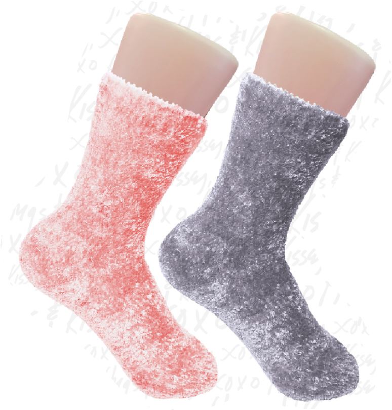 2pk. Velour Cozy Crew