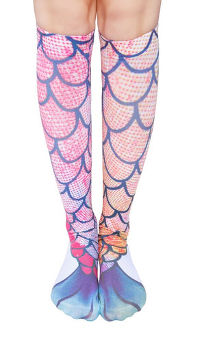 Colorful Mermaid Sock